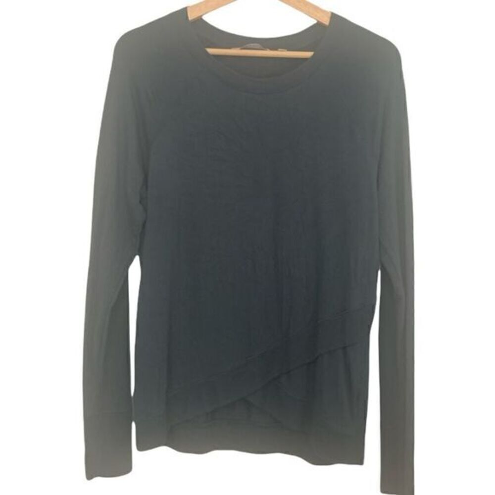 Athleta Blue Cross Hem Long Sleeve Sz Small‎